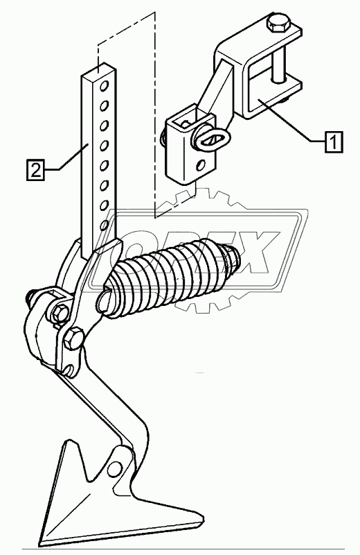 Track scraper with holder	FSU-G25 70x70