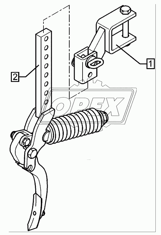 Track scraper with holder	FSU-P50/6