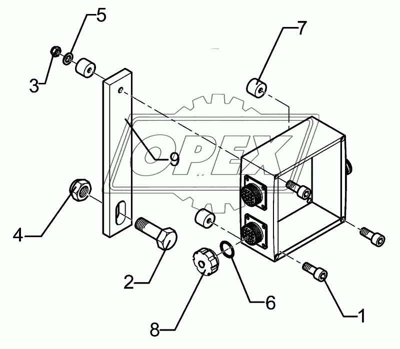 Set of fittings Zirkon KA