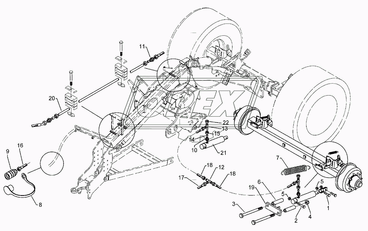 Braking system, hydraulic	Zirkon 9 KA 2xEZ 30x110