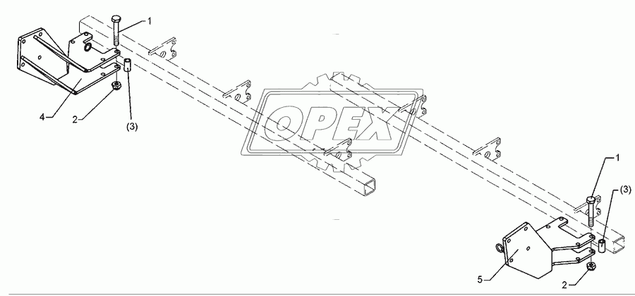 Intermediate bracket Zirkon 500/K+600/K