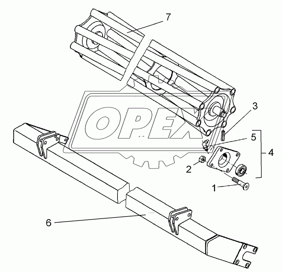 Tube bar roller RSW D540-3,0m