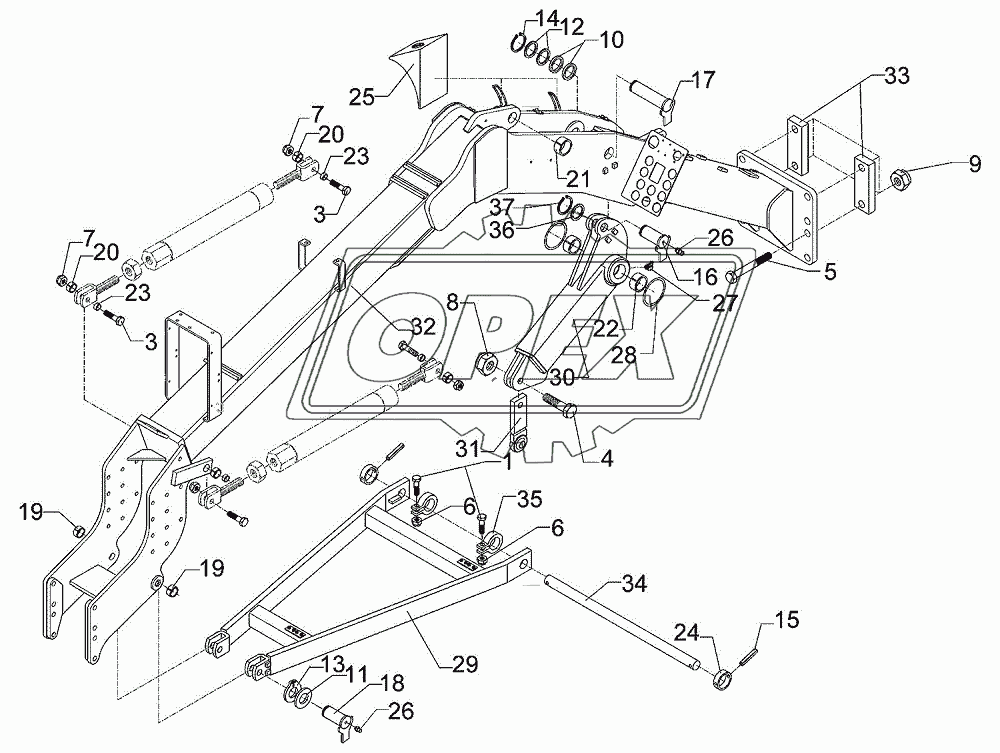 Carrier frame Zirkon 10 KA