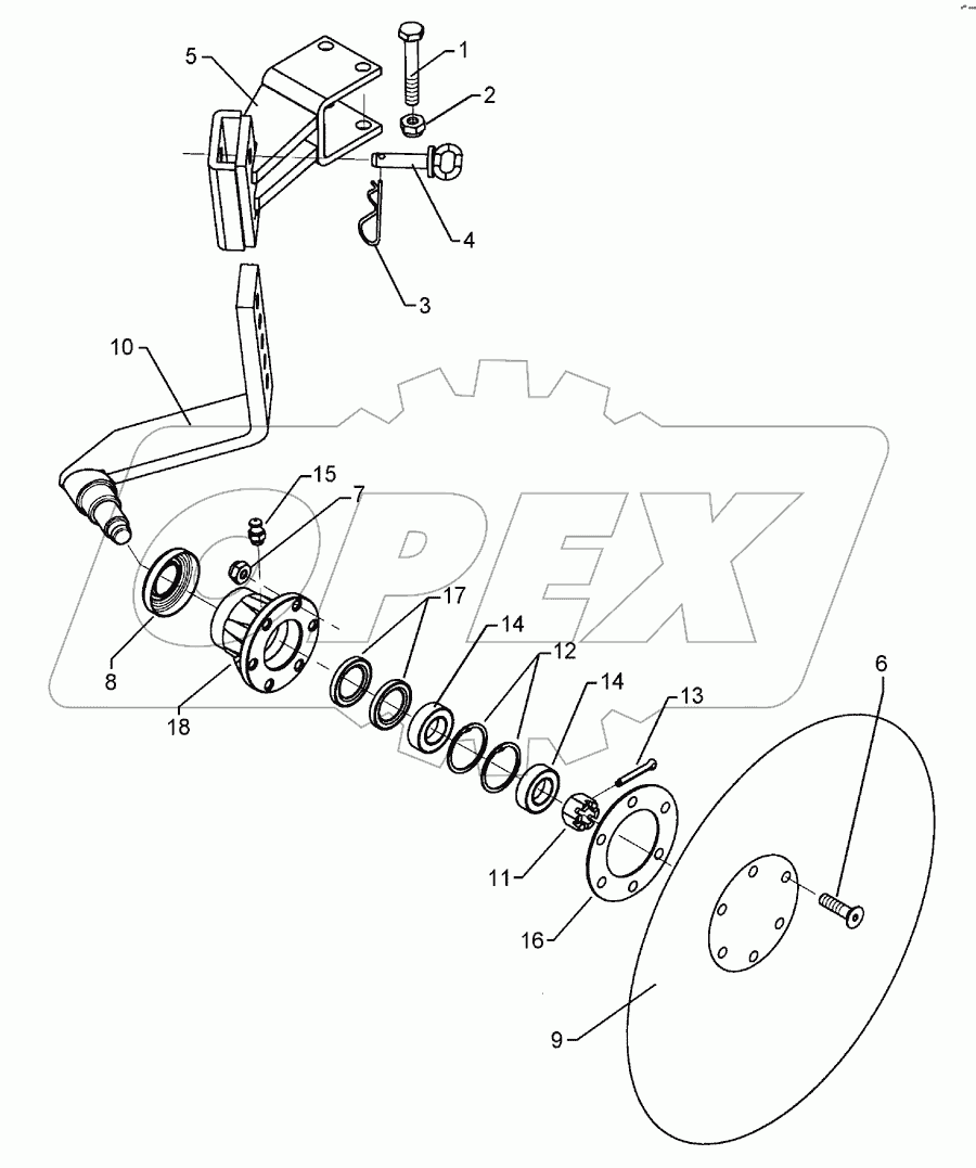 Feeding disc D450/60x20 RE Zirkon
