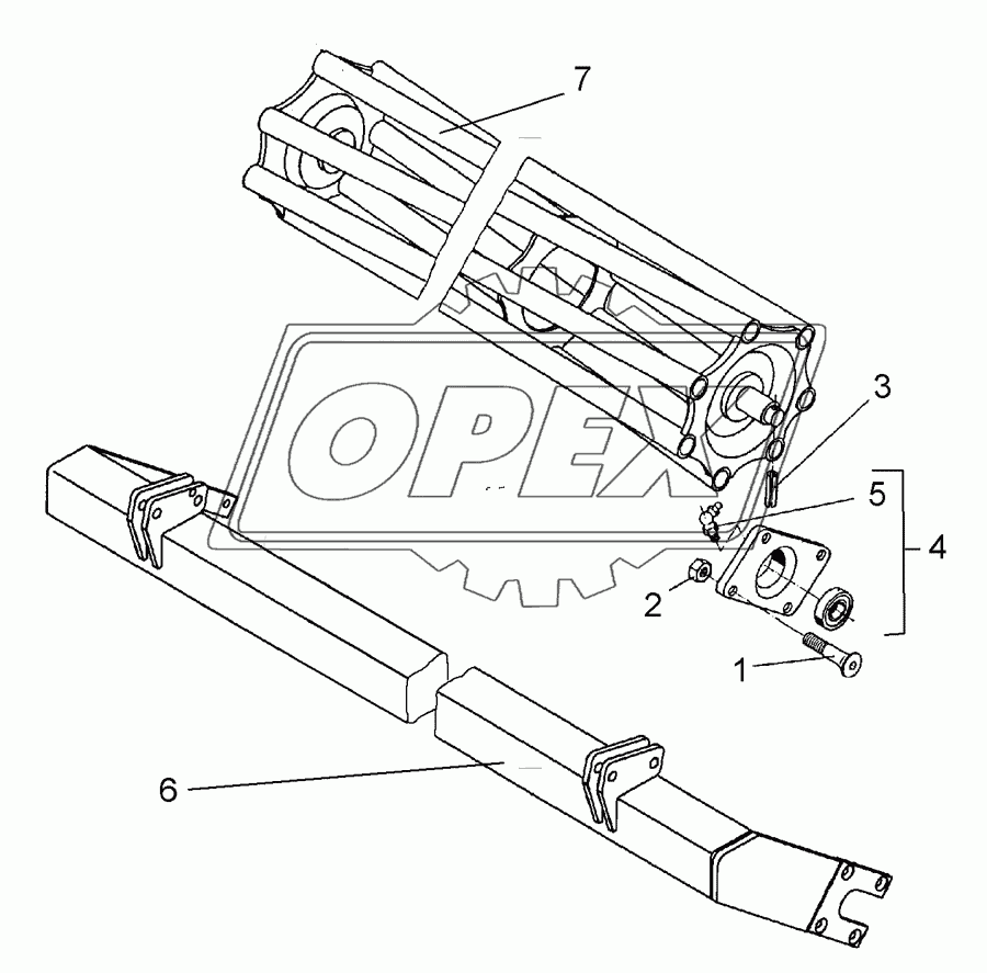 Tube bar roller RSW D540-3,0m