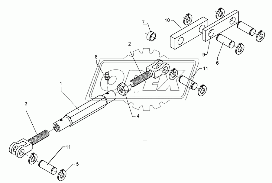 Turnbuckle	TG-250-M