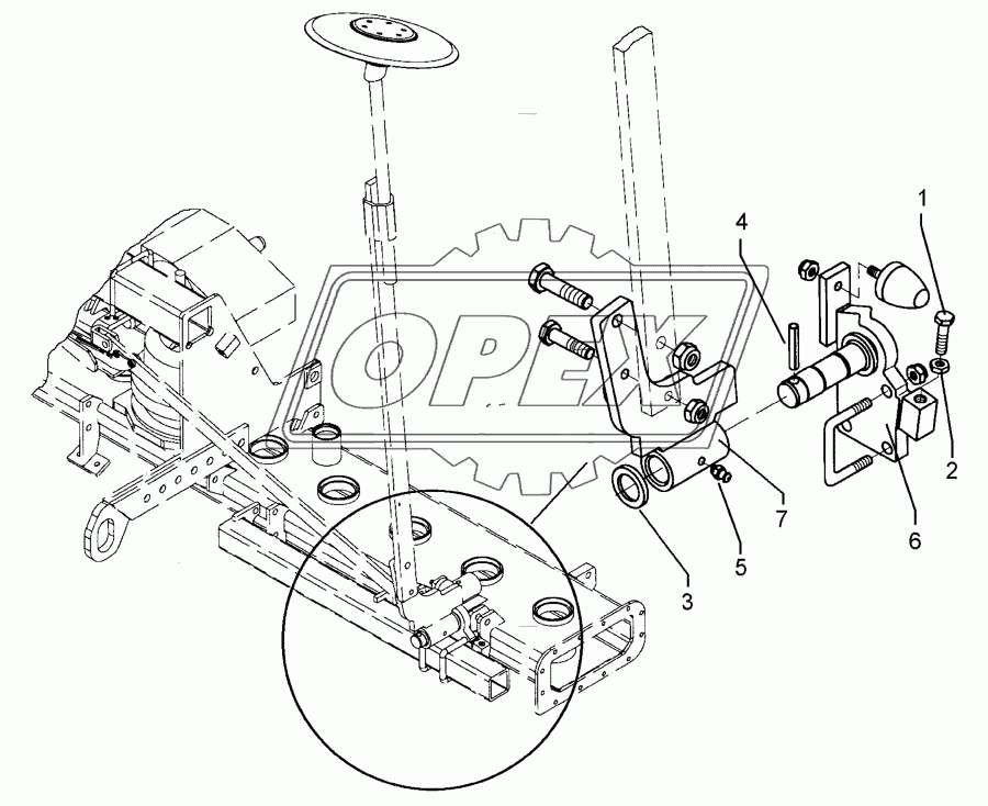 Swivel bracket D35 247 LI A