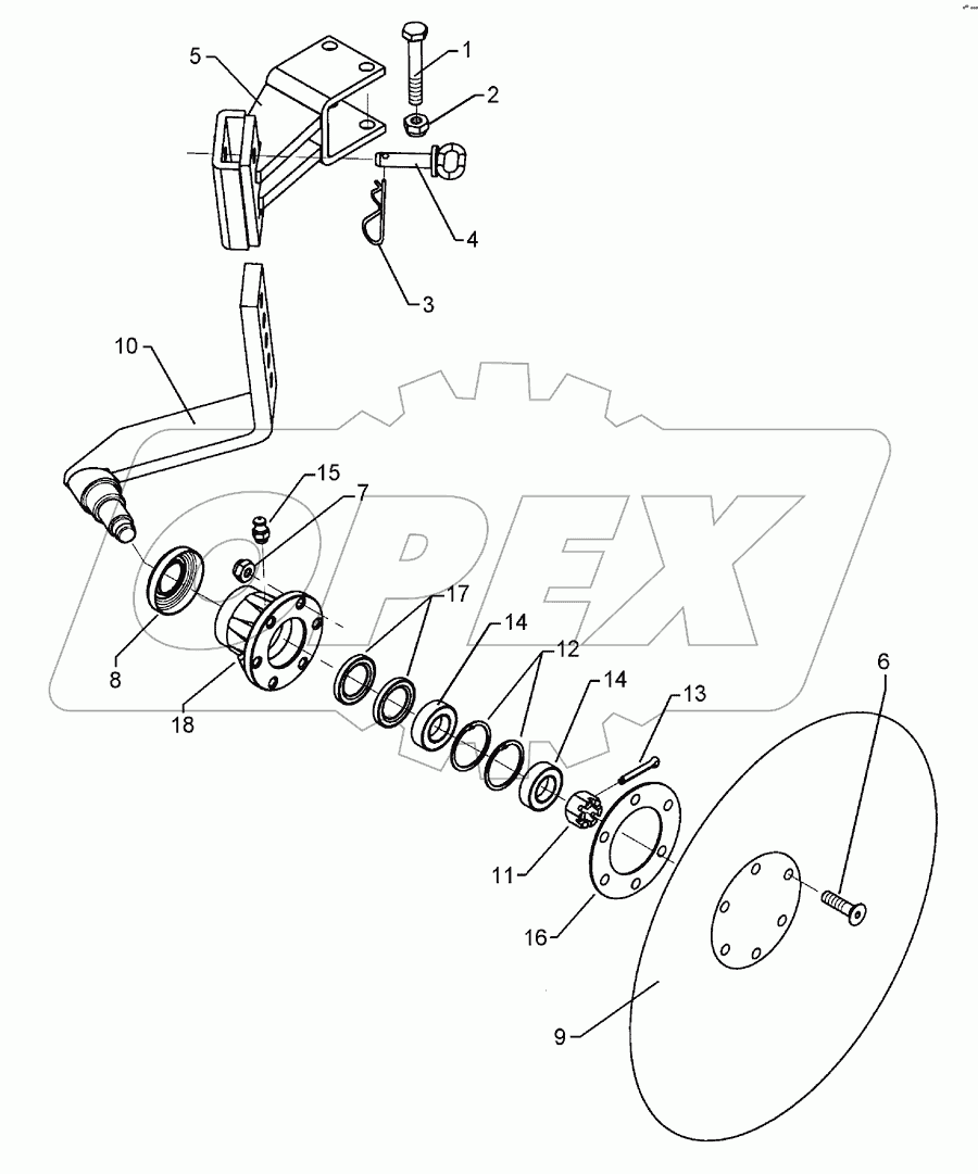 Feeding disc D450/60x20 RE Zirkon