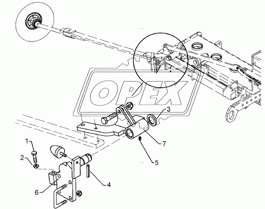 Swivel bracket D35 247 RE B