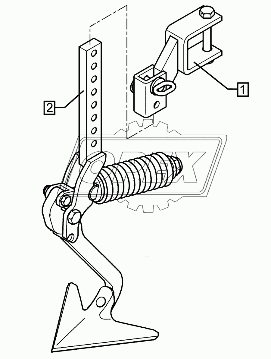 Track scraper with holder	FSU-G25 70x70