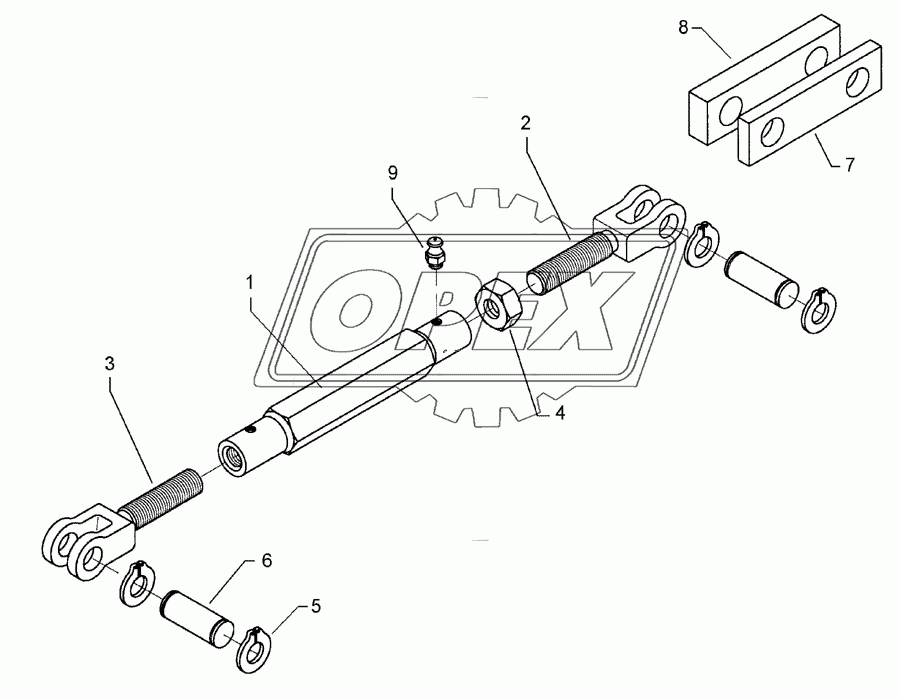 Turnbuckle	TG-370-M