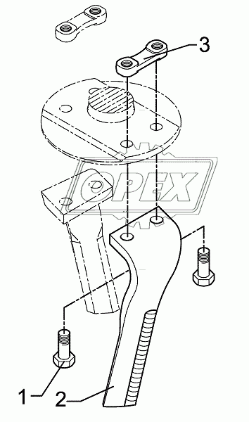 Blade tine	S30P RE Zirkon 9