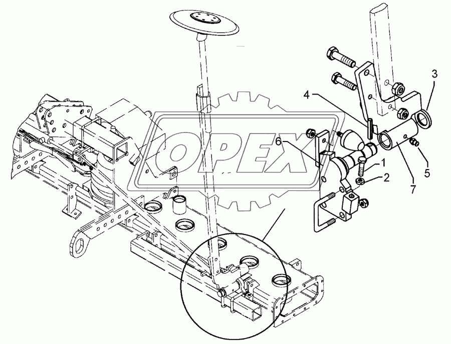 Swivel bracket D35 247 LI B