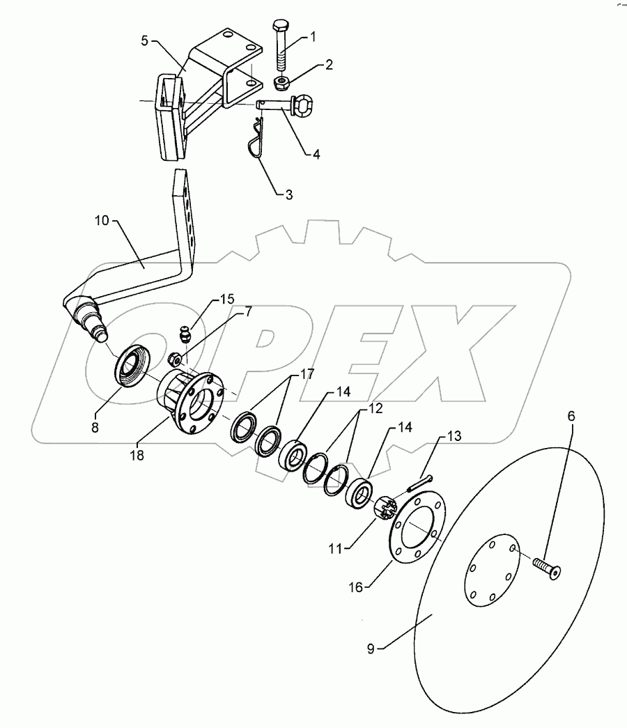 Feeding disc D450/60x20 RE Zirkon