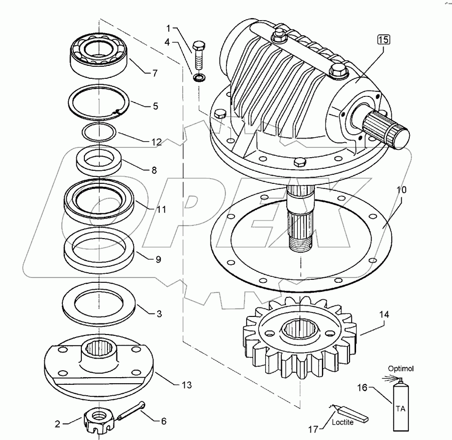 Miter gear Zirkon 9-K