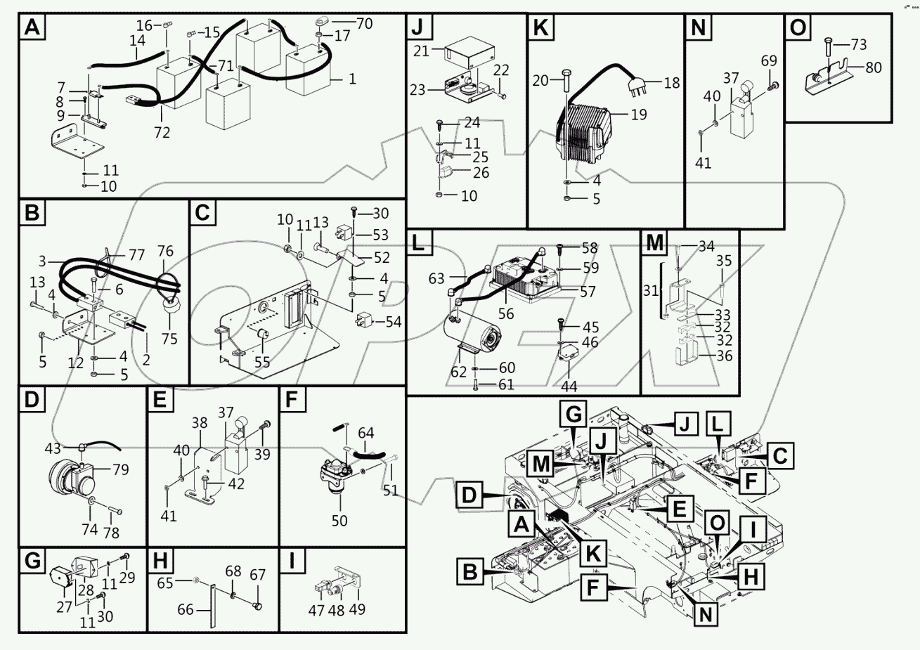  Электрические системы шасси;Chassis electric systems