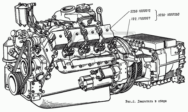Двигатель в сборе