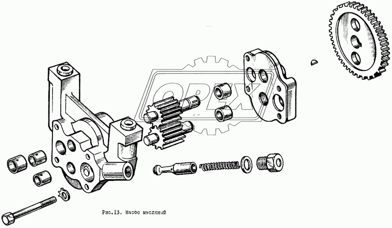 Масляный насос 2