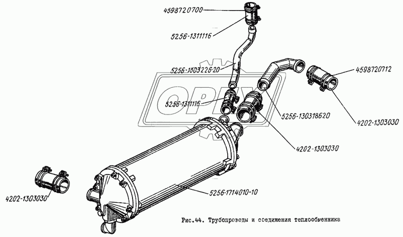 Трубопроводы и соединения теплообменника