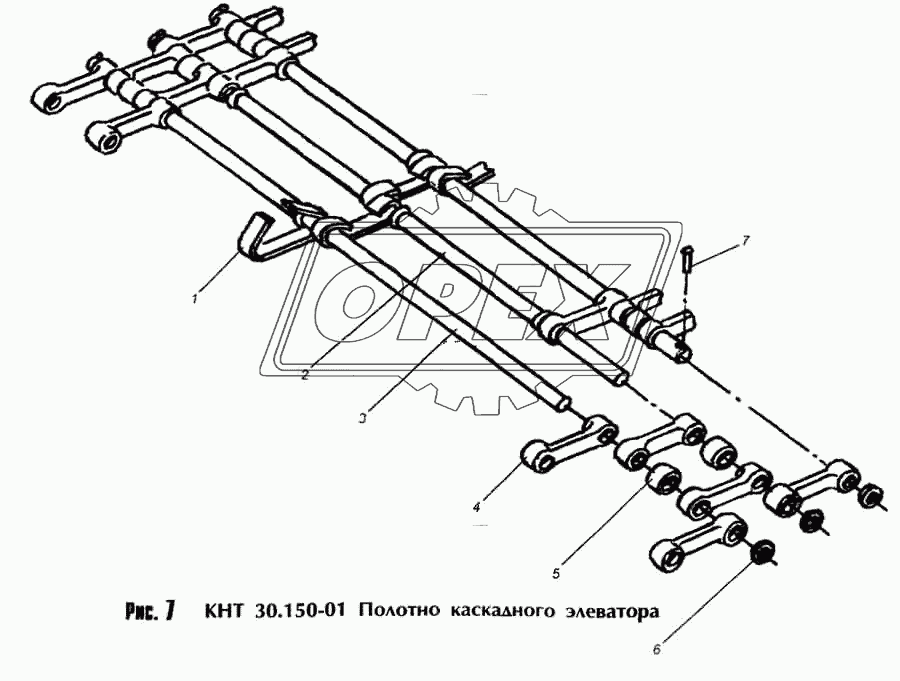 КНТ 30.150-01 Полотно каскадного элеватора