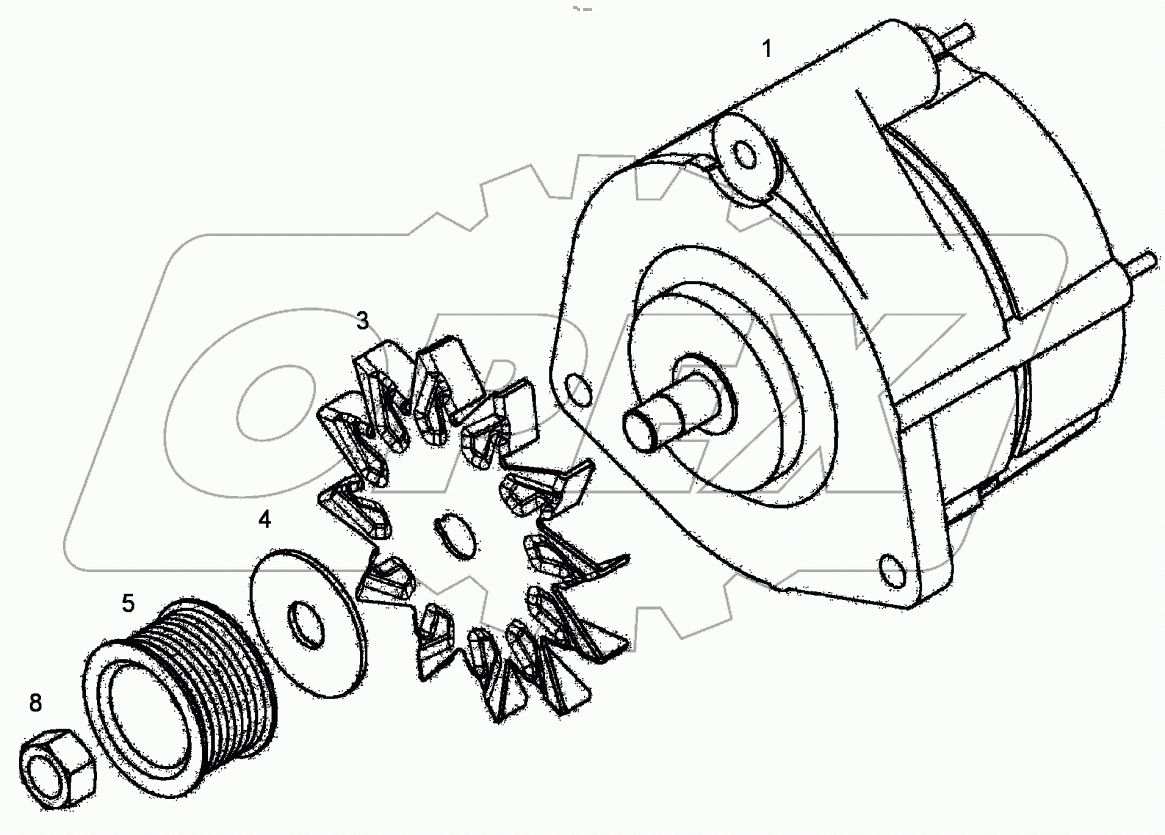  GENERATOR PRE-ASSEMBLY