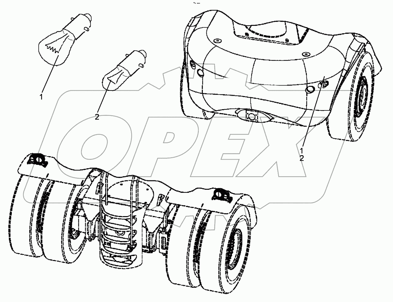  FLASHING TAIL AND BREAK LAMP