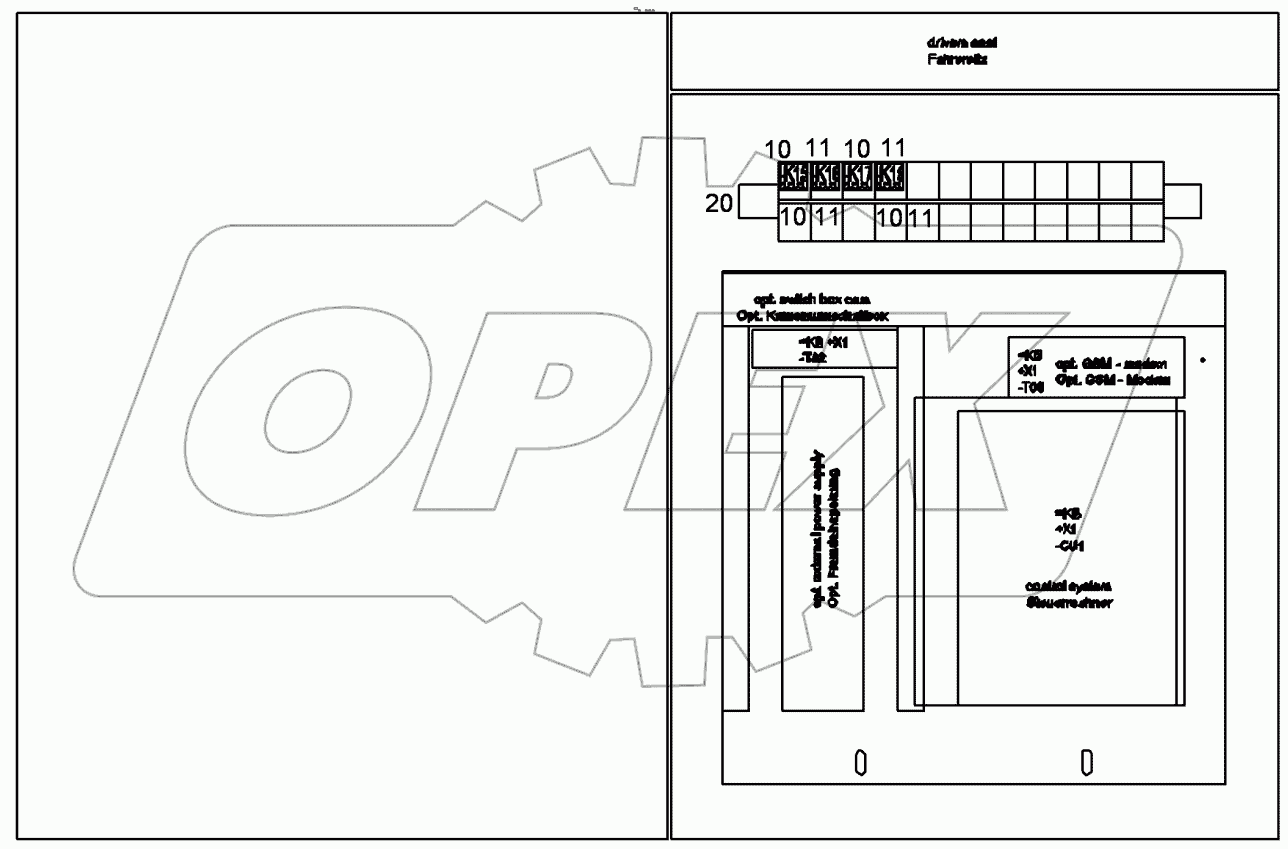  INSTAL. PARTS SWITCH CABINET