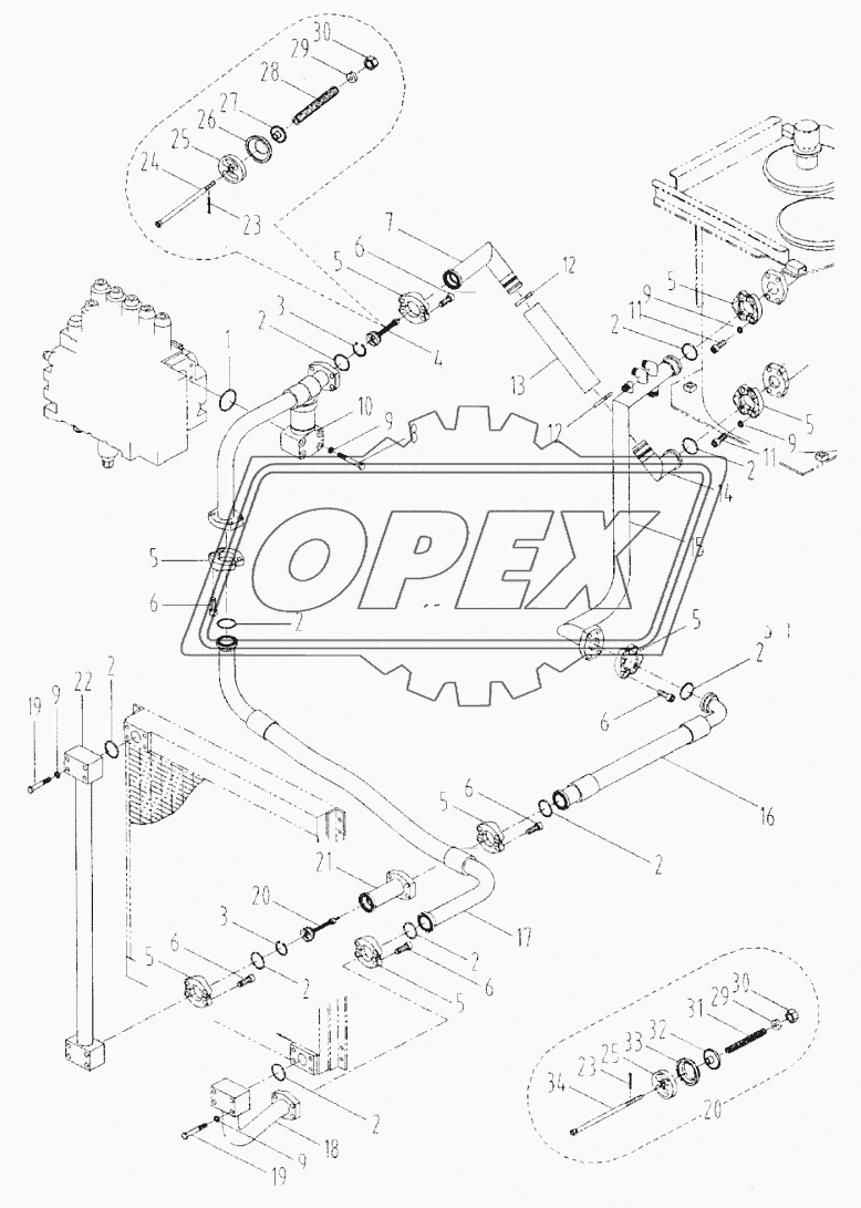 Трубопровод обратный основной 2