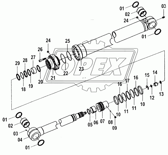 10C0271 Гидроцилиндр рукояти (2)