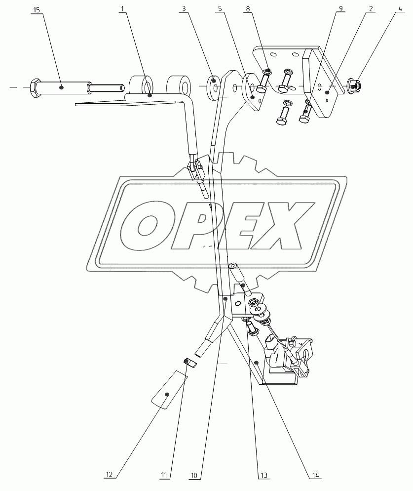 54C0275 004 THROTTLE CONTROL SYST