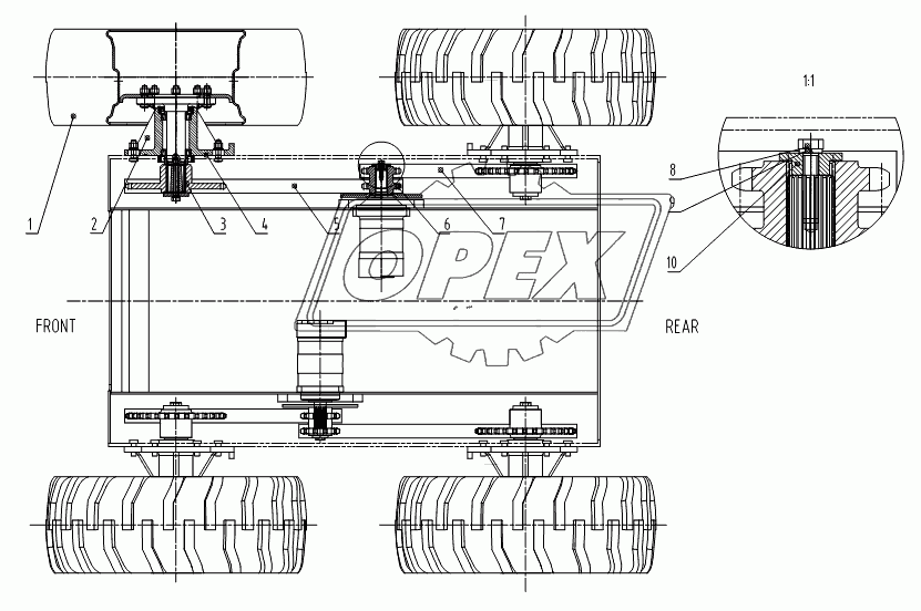 04E0052 003 CHAIN DRIVE SYSTEM