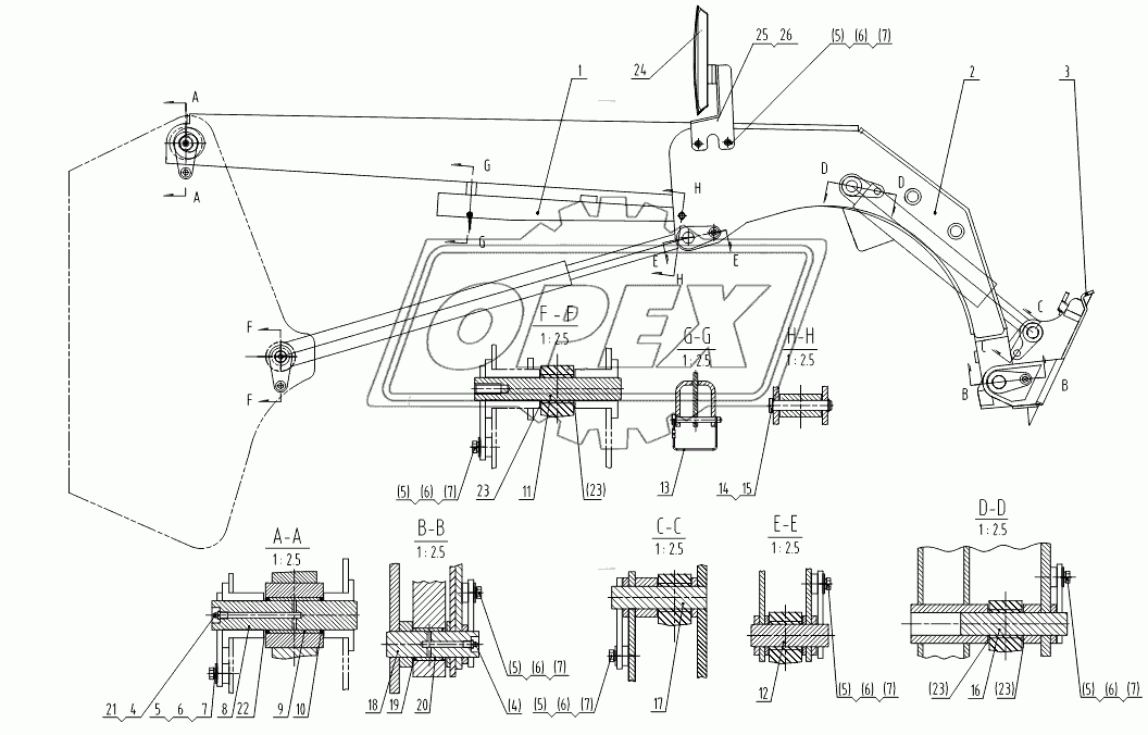 32E0441 002 WORK IMPLEMENT