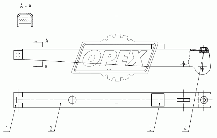 37C0358 002 STEERING FRAME LOCK