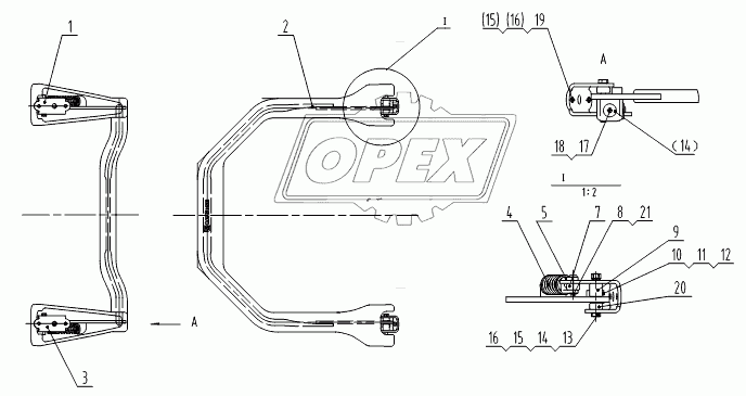 26C0068 007 HANDRAIL