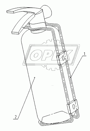27C0527 000 FIRE EXTINGUISHER
