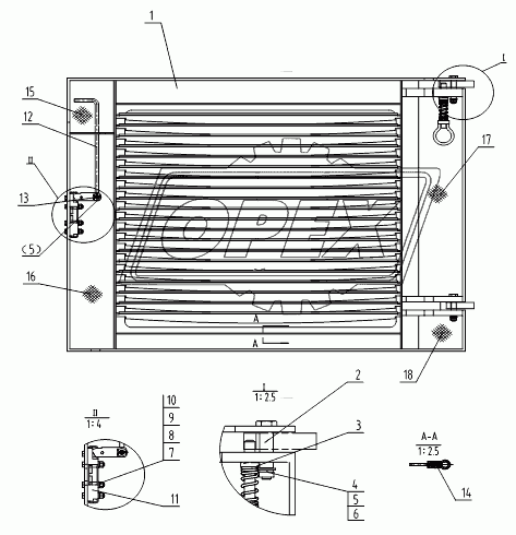 44E0230 002 ENGINE HOOD