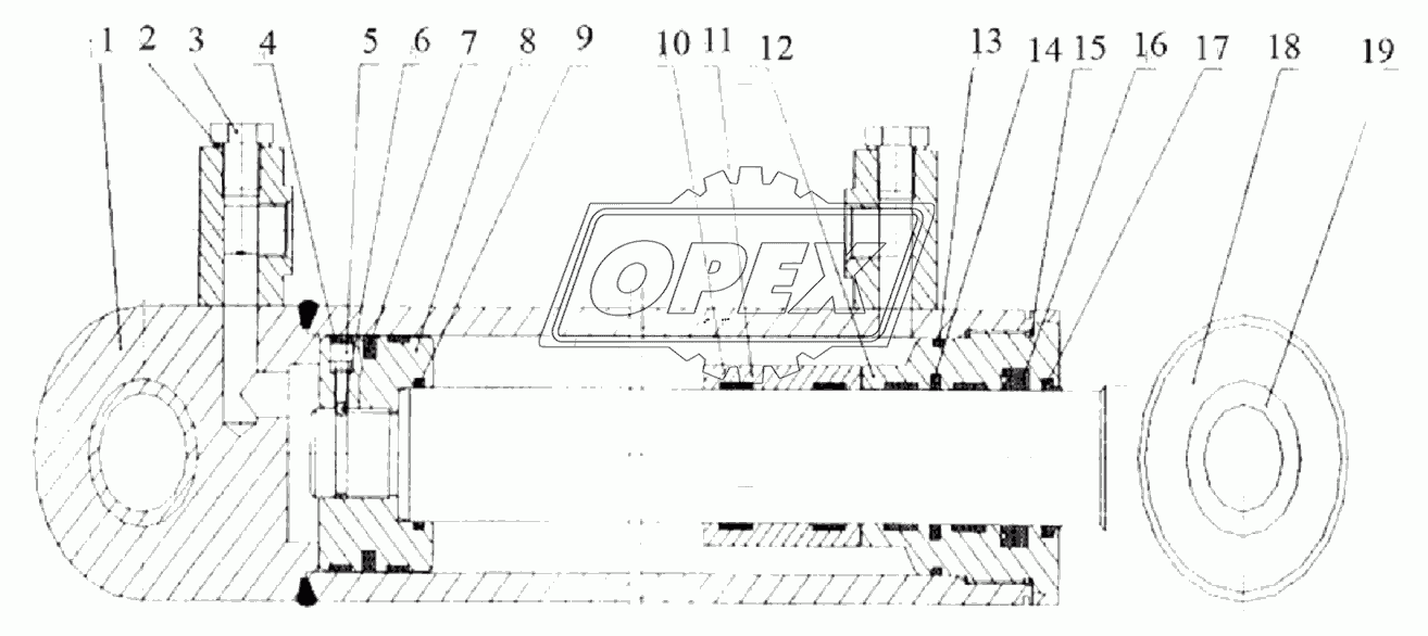 10C0253 Гидроцилиндр подъема