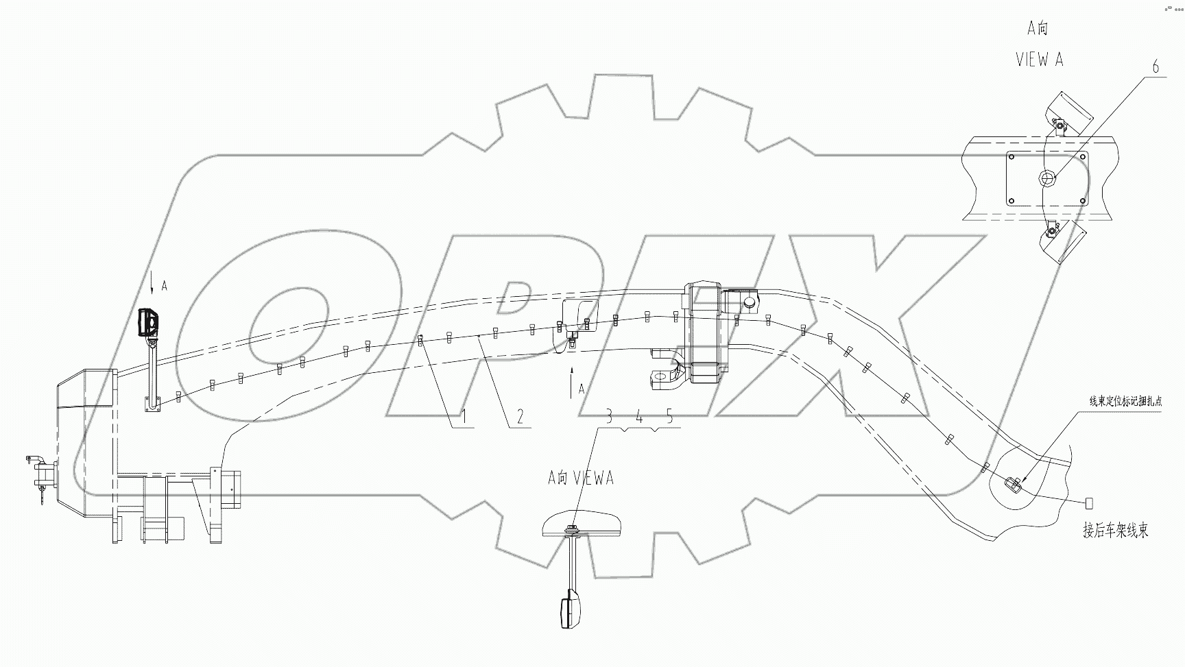 46C8281_001_00 FRONT FRAME WIRING