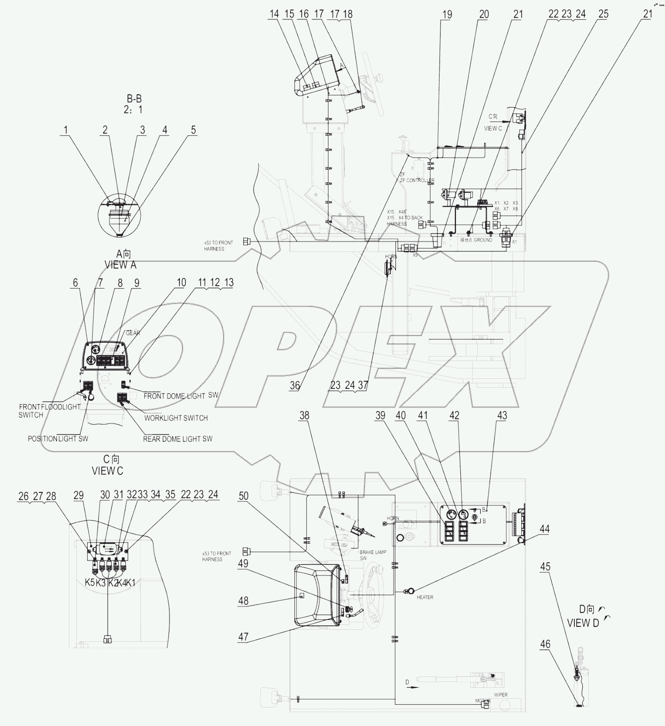 49C2627_000_00 CAB WIRING