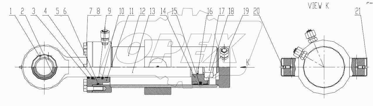 10C0693_005_00 RIPPER CYLINDER