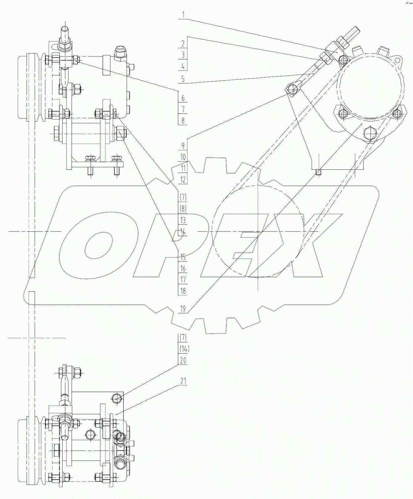 46C5250_002_00 COMPRESSOR BRACKET AS