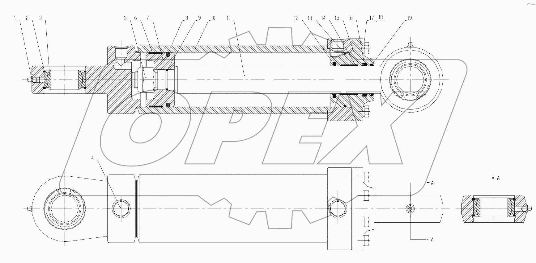 10C1066_003_00 STEERING CYLINDER