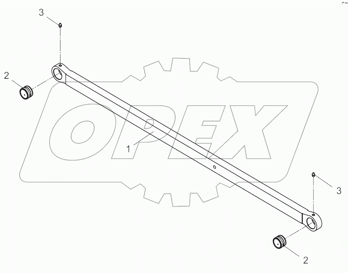 24C0144_003_00 WHEEL LEAN LINKAGE AS