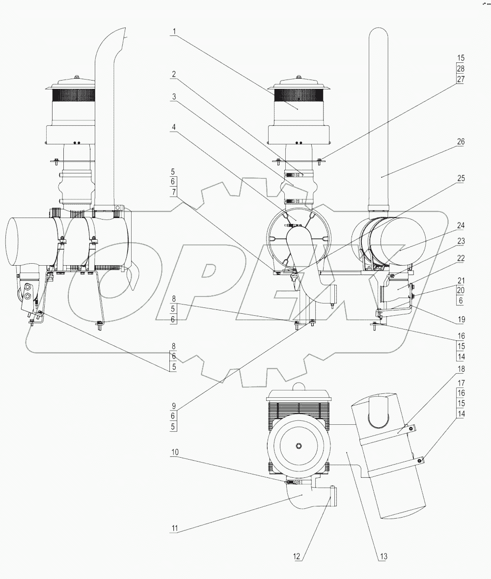00Y0603_000_00 INTAKE AND EXHAUST SYSTEM