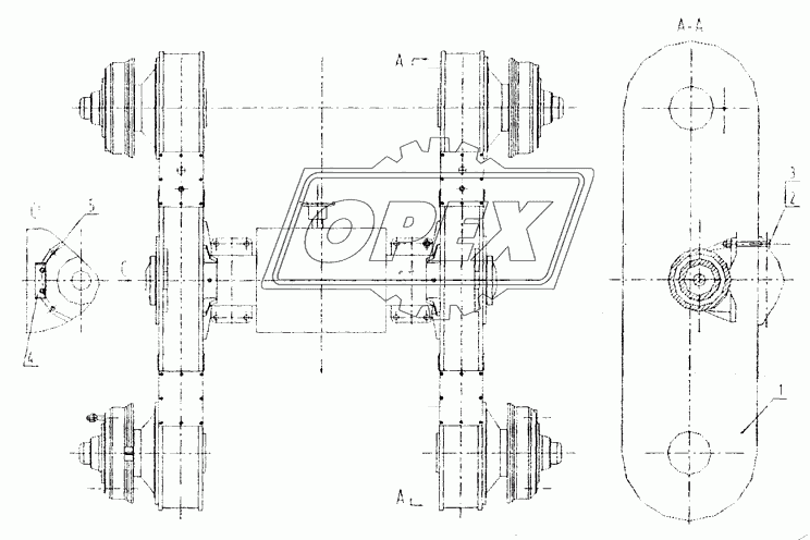 01E0119 Мост задний