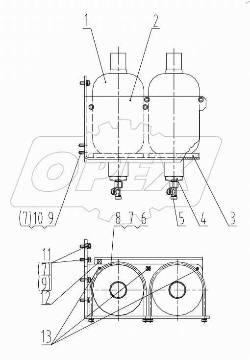  15C0135 001 BREAK ACCUMULATOR ASSEMBLY