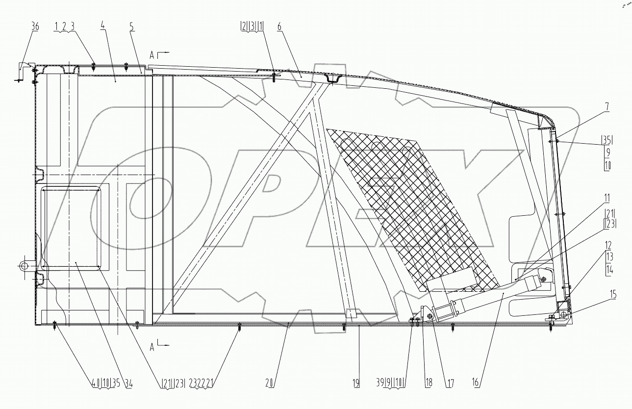  44E0151 005 ENGINE HOOD ASSEMBLY