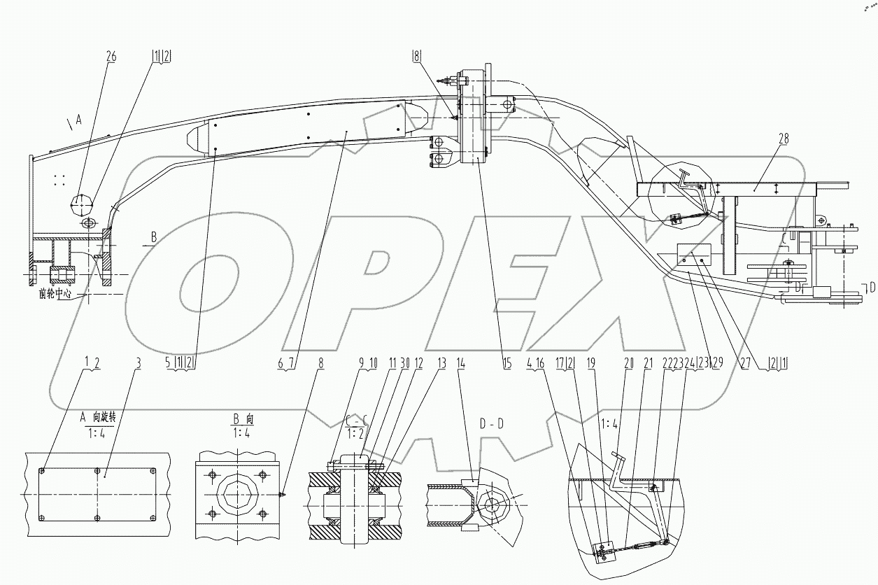  30E0092 007 FRONT FRAME