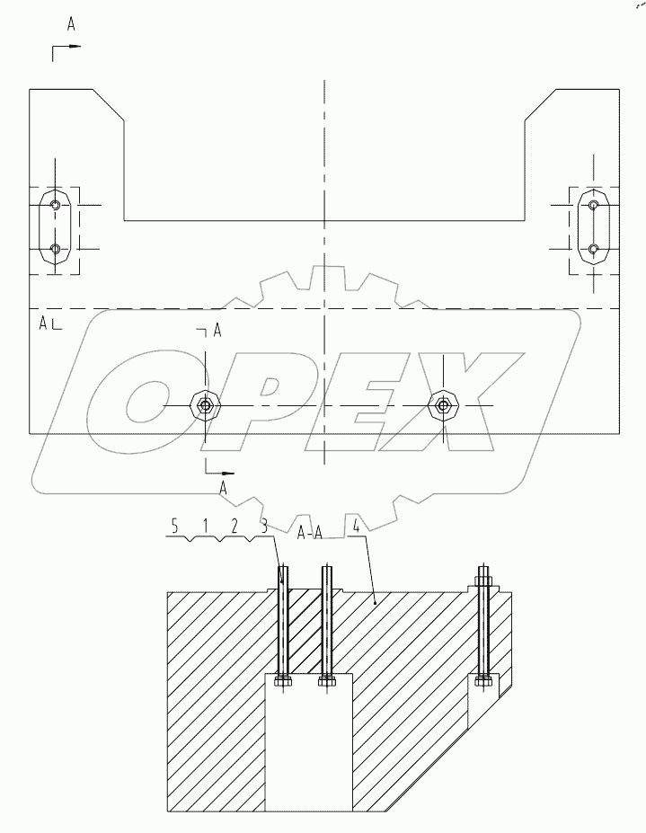  45E0089 002 REAR COUNTER WEIGHT