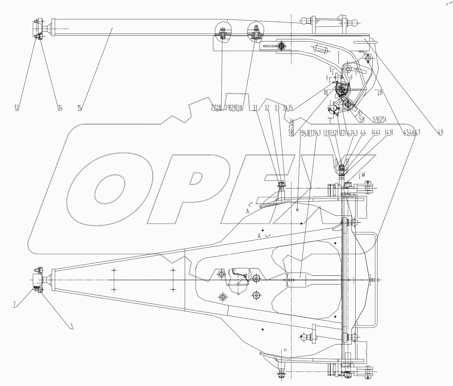  32E0245 007 WORKING IMPLEMENT